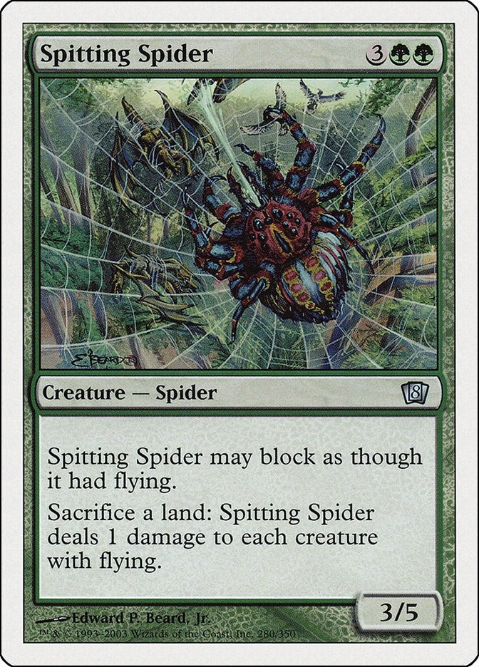 Image for Spitting Spider (280) [8th Edition] - Magic: The Gathering