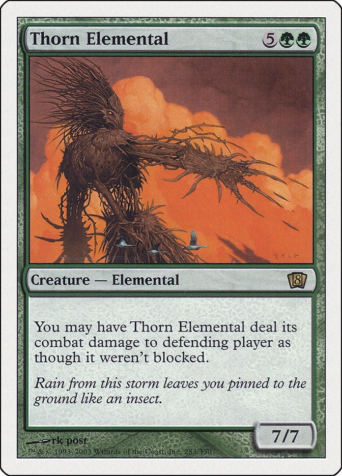 Image for Thorn Elemental (283) [8th Edition] - Magic: The Gathering