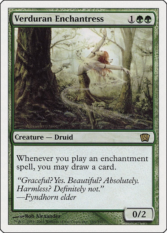 Image for Verduran Enchantress (285) [8th Edition] - Magic: The Gathering