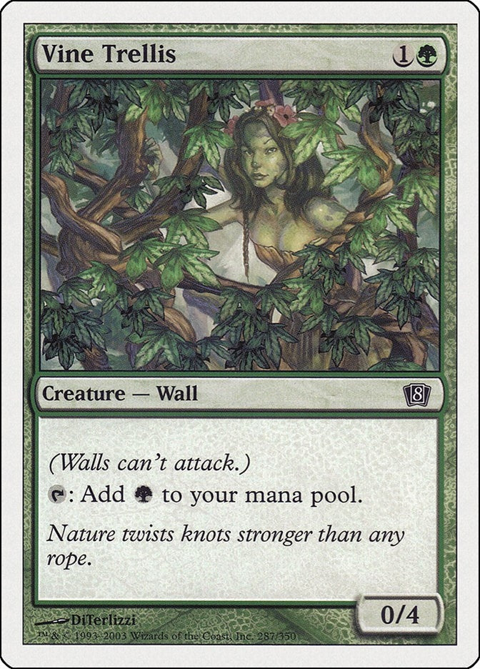 Image for Vine Trellis (287) [8th Edition] - Magic: The Gathering