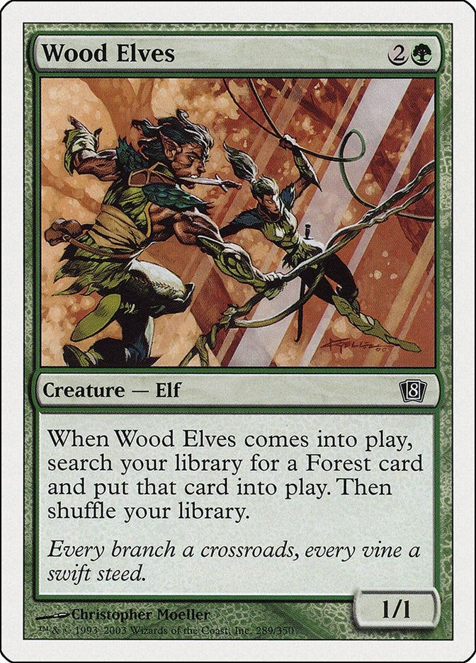 Image for Wood Elves (289) [8th Edition] - Magic: The Gathering