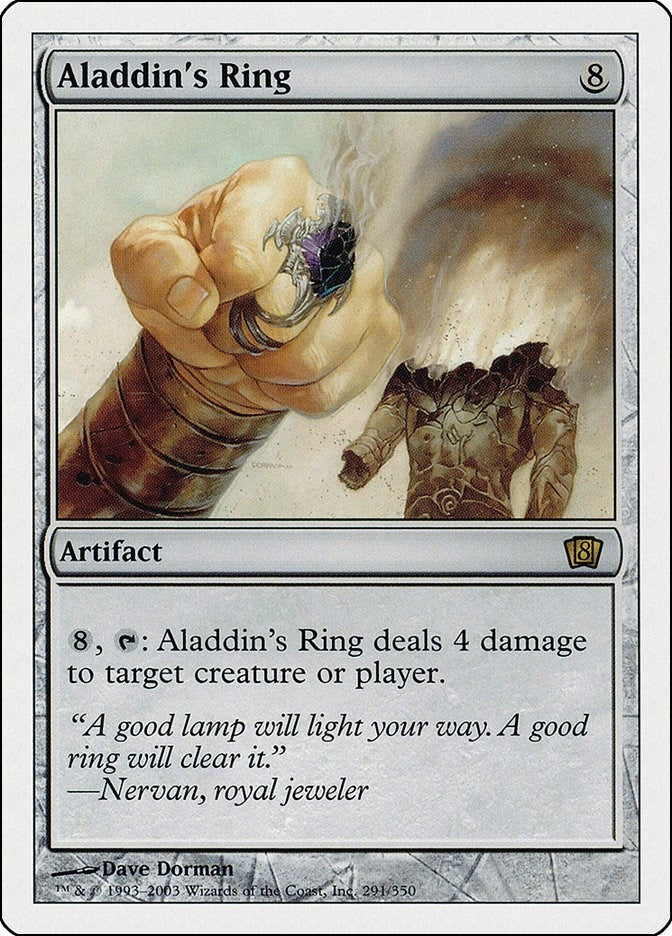 Image for Aladdin's Ring (291) [8th Edition] - Magic: The Gathering