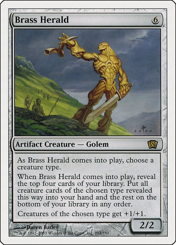 Image for Brass Herald (293) [8th Edition] - Magic: The Gathering