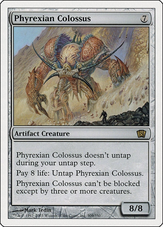 Image for Phyrexian Colossus (309) [8th Edition] - Magic: The Gathering