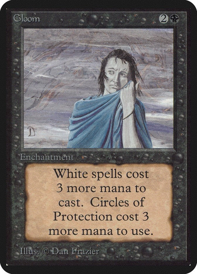 Image for Gloom [Alpha Edition] - Magic: The Gathering
