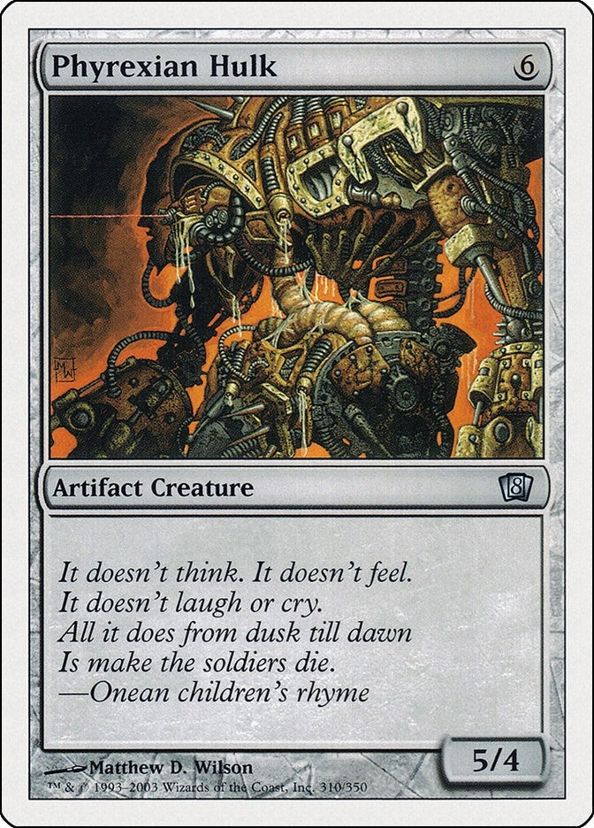 Image for Phyrexian Hulk (310) [8th Edition] - Magic: The Gathering