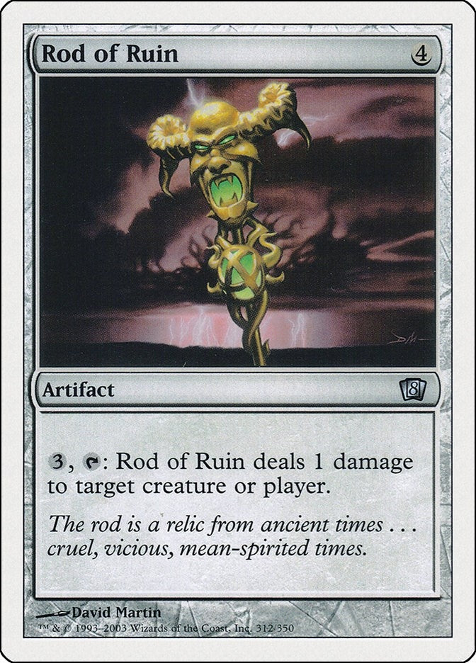 Image for Rod of Ruin (312) [8th Edition] - Magic: The Gathering