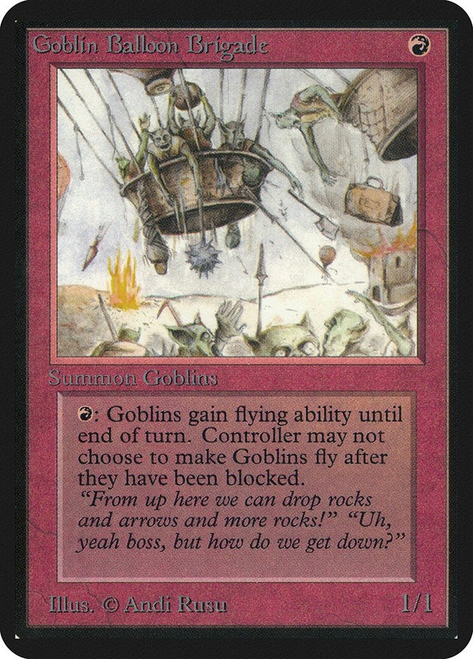 Image for Goblin Balloon Brigade [Alpha Edition] - Magic: The Gathering