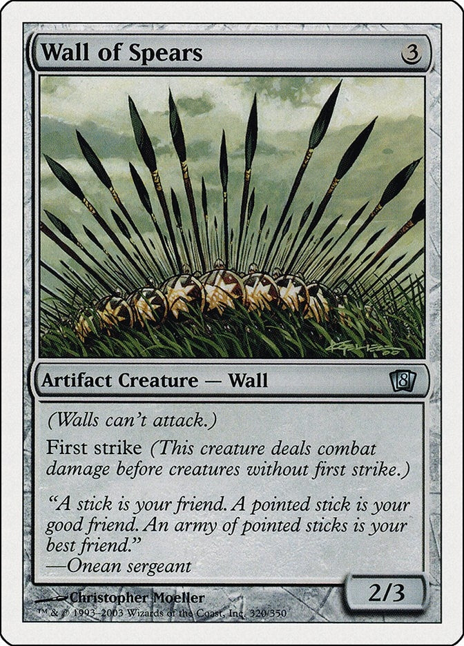 Wall of Spears (320) [8th Edition]