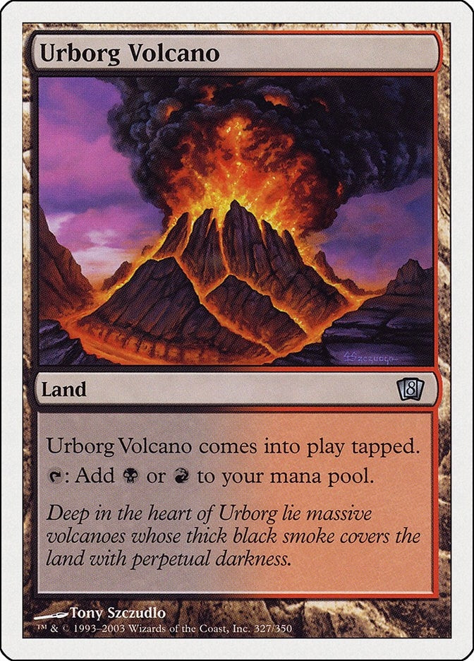 Image for Urborg Volcano (327) [8th Edition] - Magic: The Gathering