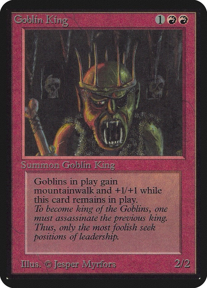 Image for Goblin King [Alpha Edition] - Magic: The Gathering