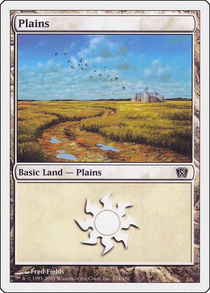 Image for Plains (334) (334) [8th Edition] - Magic: The Gathering