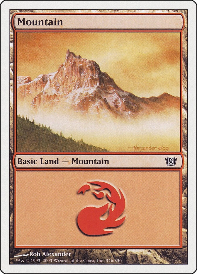 Image for Mountain (346) (346) [8th Edition] - Magic: The Gathering