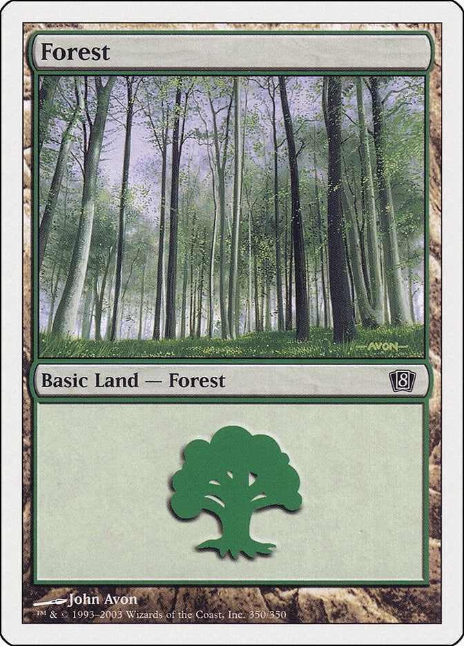 Image for Forest (350) (350) [8th Edition] - Magic: The Gathering