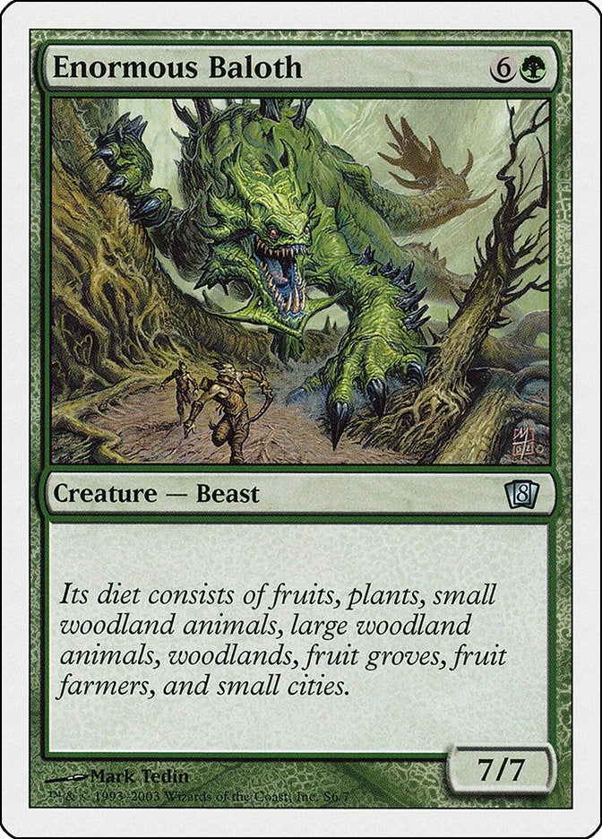 Image for Enormous Baloth (S6) [8th Edition] - Magic: The Gathering