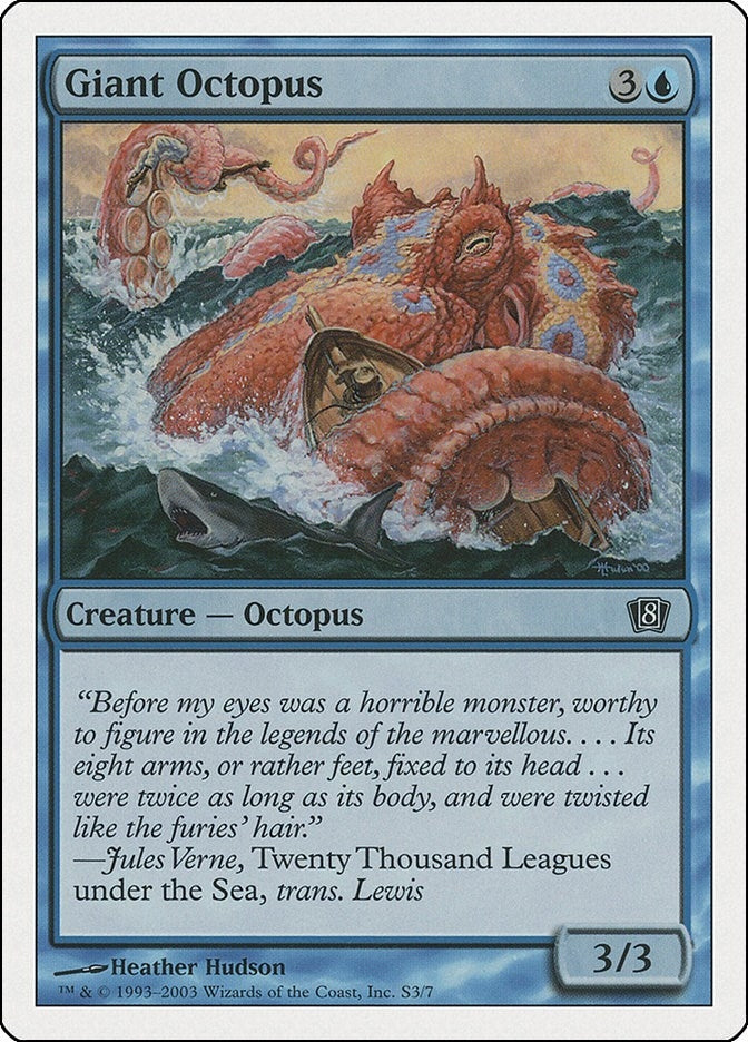 Image for Giant Octopus (S3) [8th Edition] - Magic: The Gathering