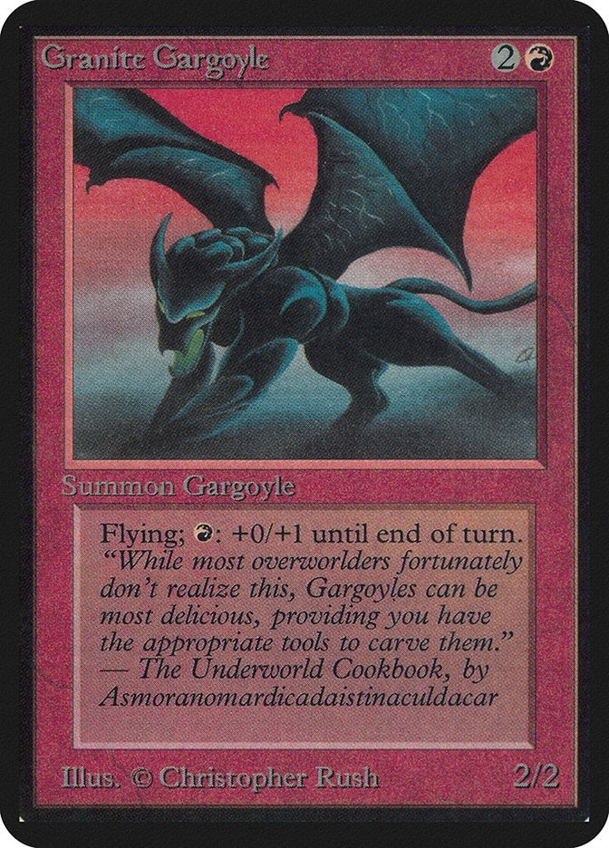 Image for Granite Gargoyle [Alpha Edition] - Magic: The Gathering