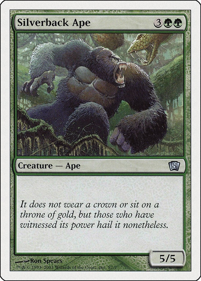 Image for Silverback Ape (S7) [8th Edition] - Magic: The Gathering