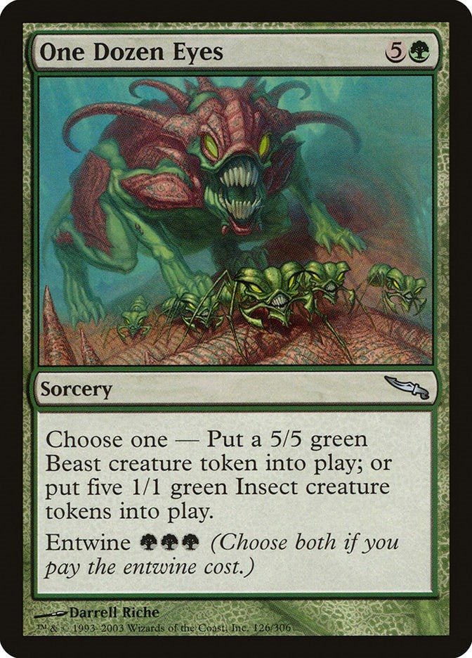 Image for One Dozen Eyes (126) [Mirrodin] - Magic: The Gathering