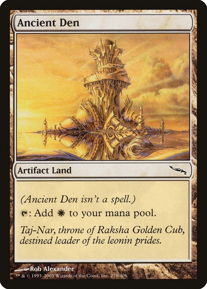 Image for Ancient Den (278) [Mirrodin] - Magic: The Gathering