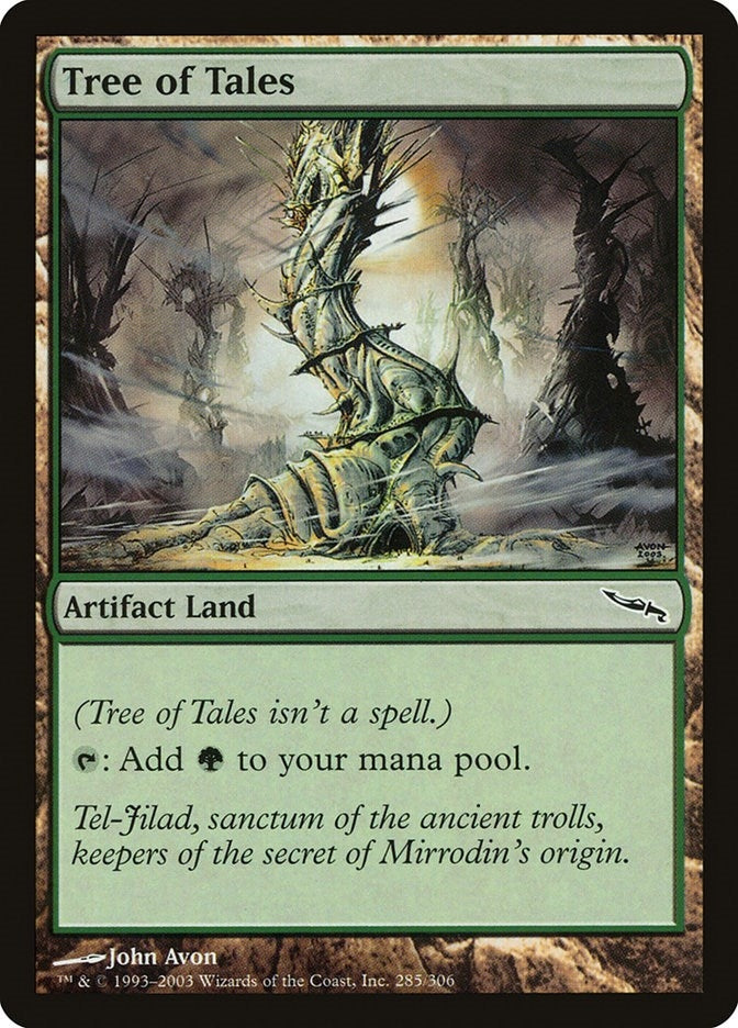 Image for Tree of Tales (285) [Mirrodin] - Magic: The Gathering
