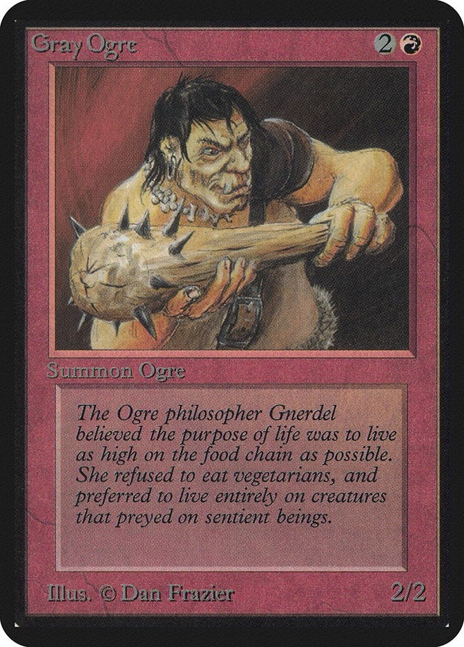 Image for Gray Ogre [Alpha Edition] - Magic: The Gathering