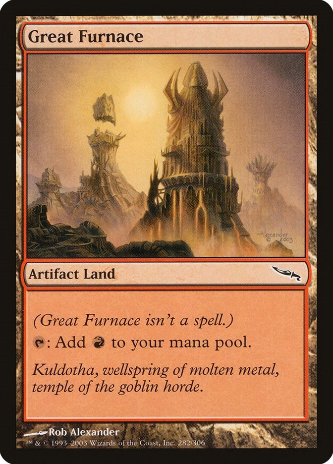 Image for Great Furnace (282) [Mirrodin] - Magic: The Gathering