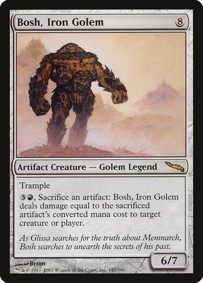 Image for Bosh, Iron Golem (147) [Mirrodin] - Magic: The Gathering