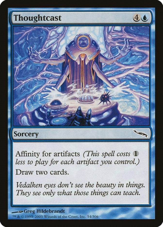 Image for Thoughtcast (54) [Mirrodin] - Magic: The Gathering