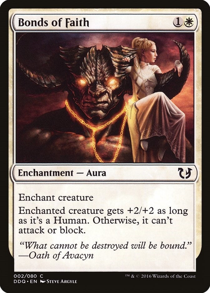 Image for Bonds of Faith (2) [Blessed vs. Cursed] - Magic: The Gathering
