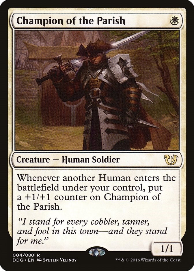 Image for Champion of the Parish (4) [Blessed vs. Cursed] - Magic: The Gathering