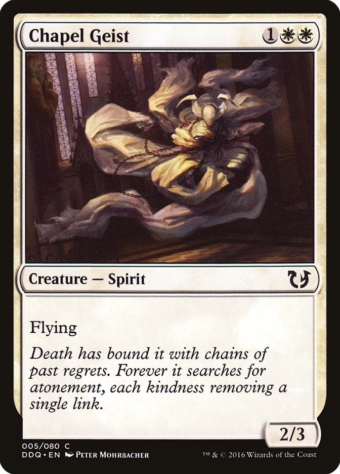 Image for Chapel Geist (5) [Blessed vs. Cursed] - Magic: The Gathering