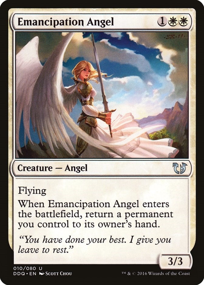 Image for Emancipation Angel (10) [Blessed vs. Cursed] - Magic: The Gathering