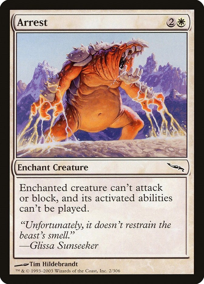 Image for Arrest (2) [Mirrodin] - Magic: The Gathering