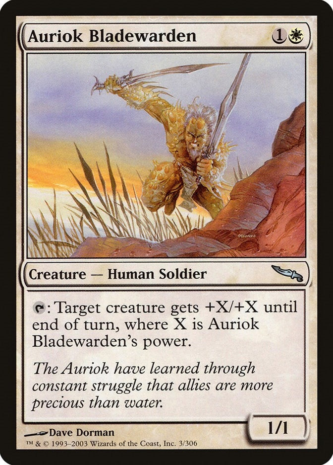 Image for Auriok Bladewarden (3) [Mirrodin] - Magic: The Gathering
