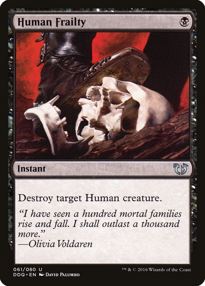 Image for Human Frailty (61) [Blessed vs. Cursed] - Magic: The Gathering