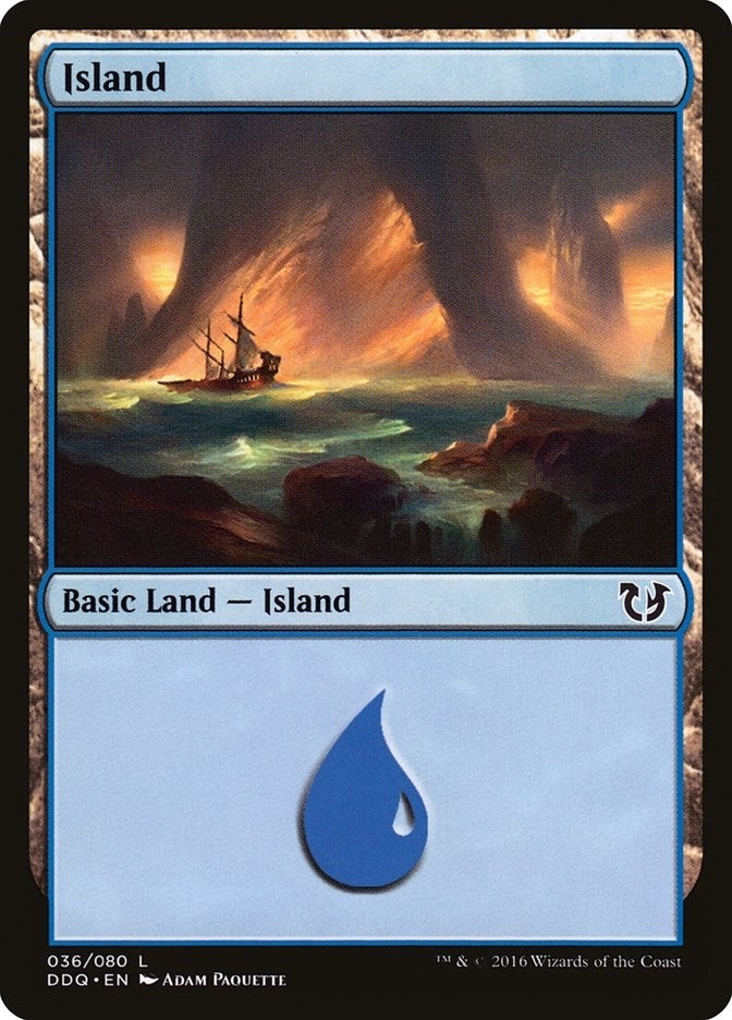 Image for Island (036) (36) [Blessed vs. Cursed] - Magic: The Gathering