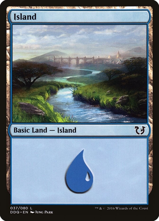 Image for Island (037) (37) [Blessed vs. Cursed] - Magic: The Gathering