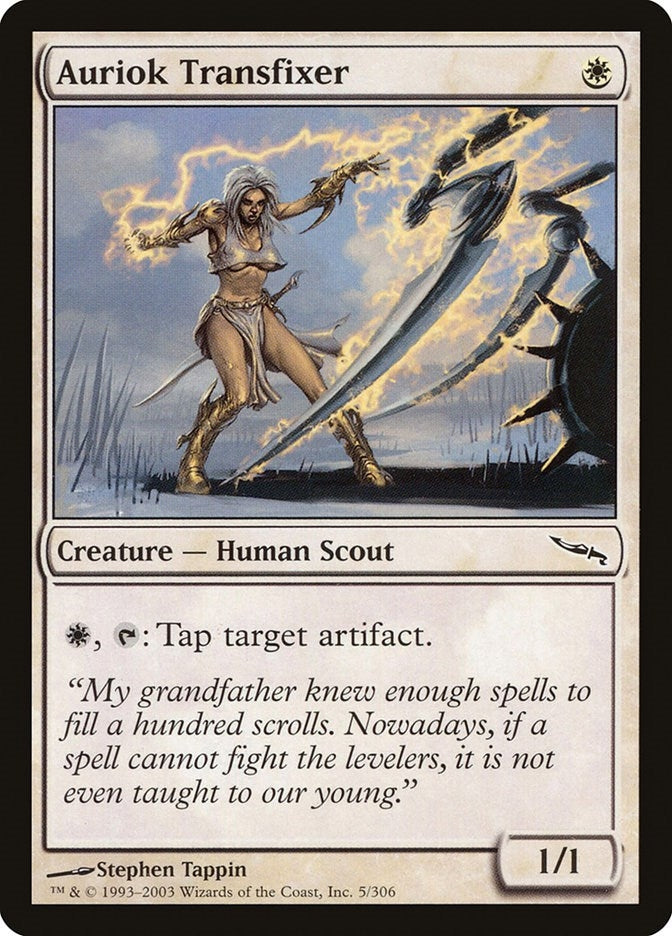 Image for Auriok Transfixer (5) [Mirrodin] - Magic: The Gathering
