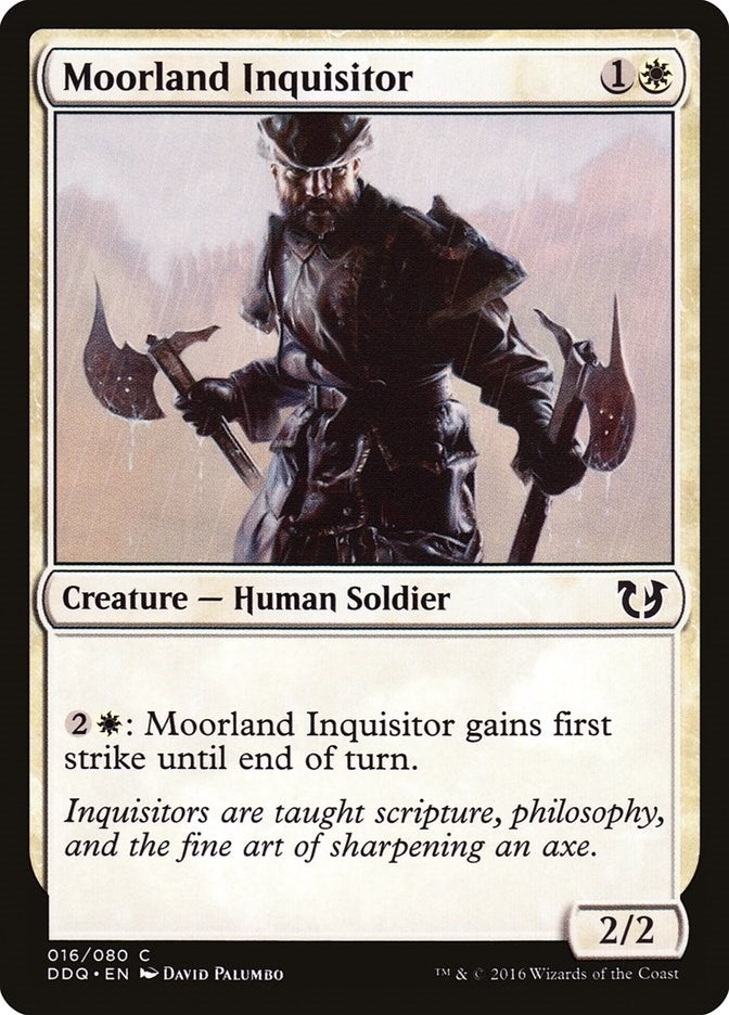 Image for Moorland Inquisitor (16) [Blessed vs. Cursed] - Magic: The Gathering