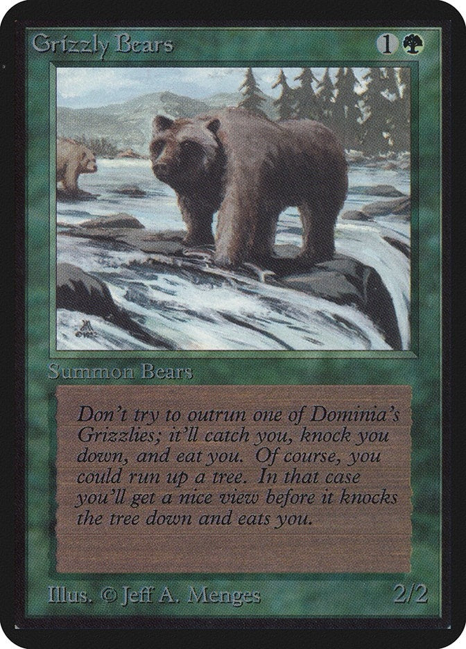 Image for Grizzly Bears [Alpha Edition] - Magic: The Gathering