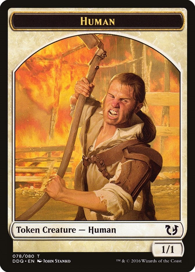 Image for Human Token (78) [Blessed vs. Cursed] - Magic: The Gathering