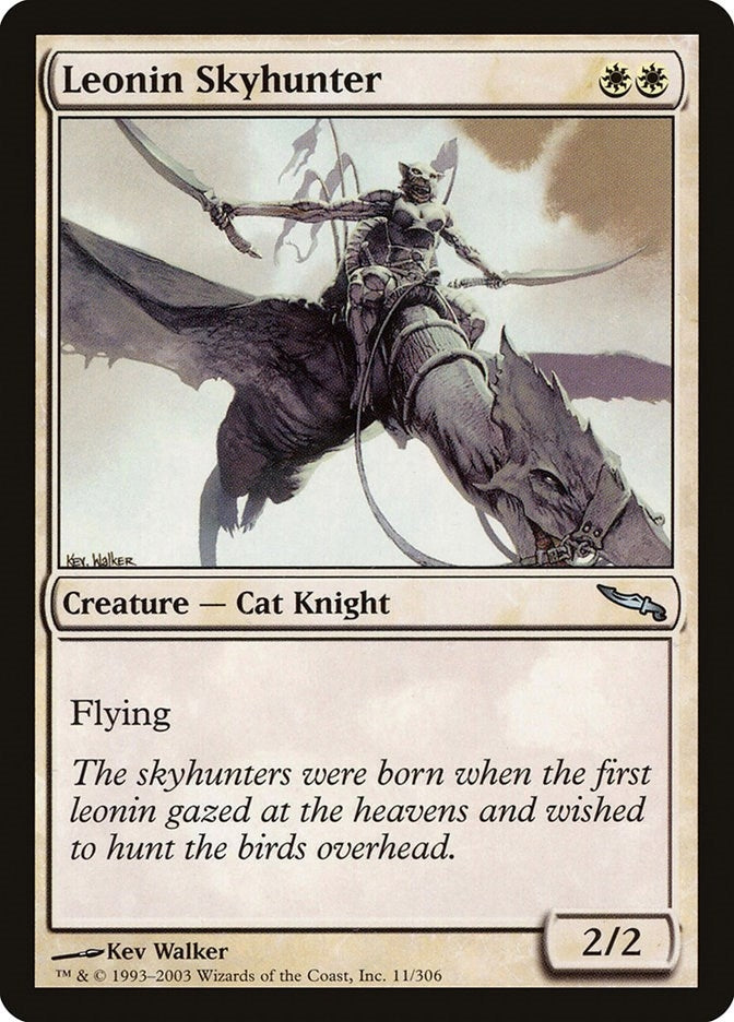 Image for Leonin Skyhunter (11) [Mirrodin] - Magic: The Gathering