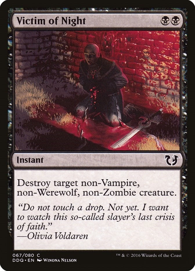 Image for Victim of Night (67) [Blessed vs. Cursed] - Magic: The Gathering