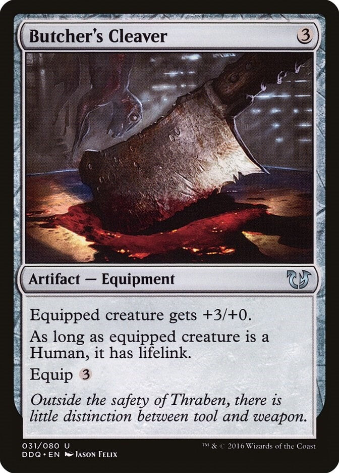 Image for Butcher's Cleaver (31) [Blessed vs. Cursed] - Magic: The Gathering