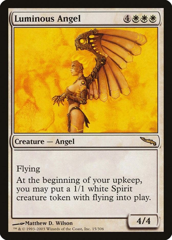 Image for Luminous Angel (15) [Mirrodin] - Magic: The Gathering