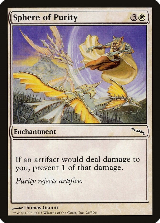 Image for Sphere of Purity (26) [Mirrodin] - Magic: The Gathering