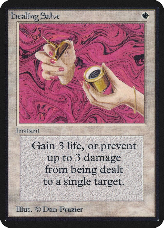 Image for Healing Salve [Alpha Edition] - Magic: The Gathering