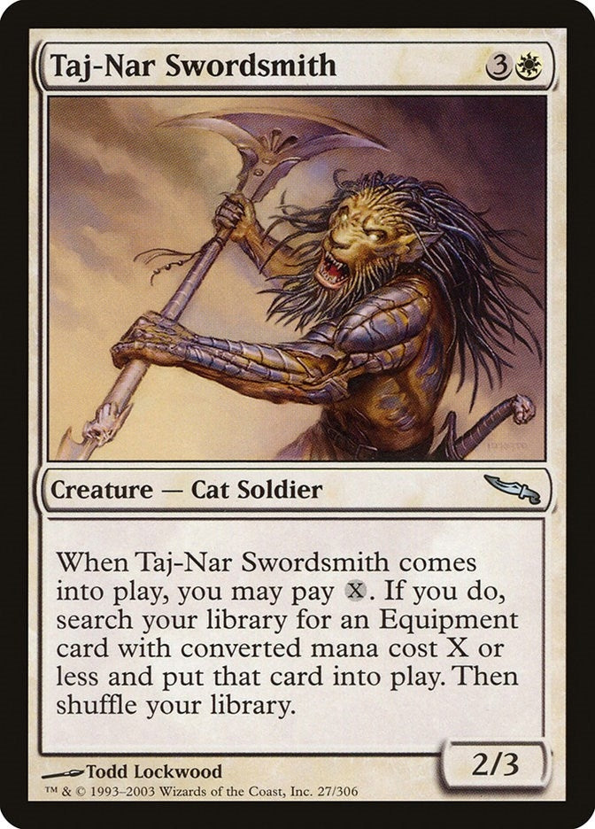 Image for Taj-Nar Swordsmith (27) [Mirrodin] - Magic: The Gathering