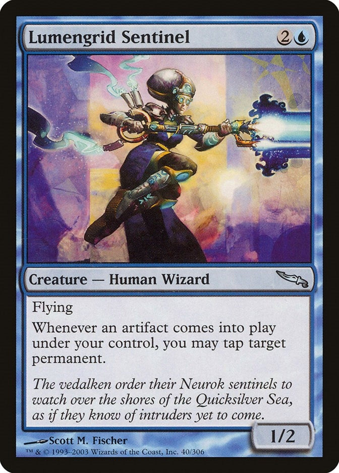 Image for Lumengrid Sentinel (40) [Mirrodin] - Magic: The Gathering
